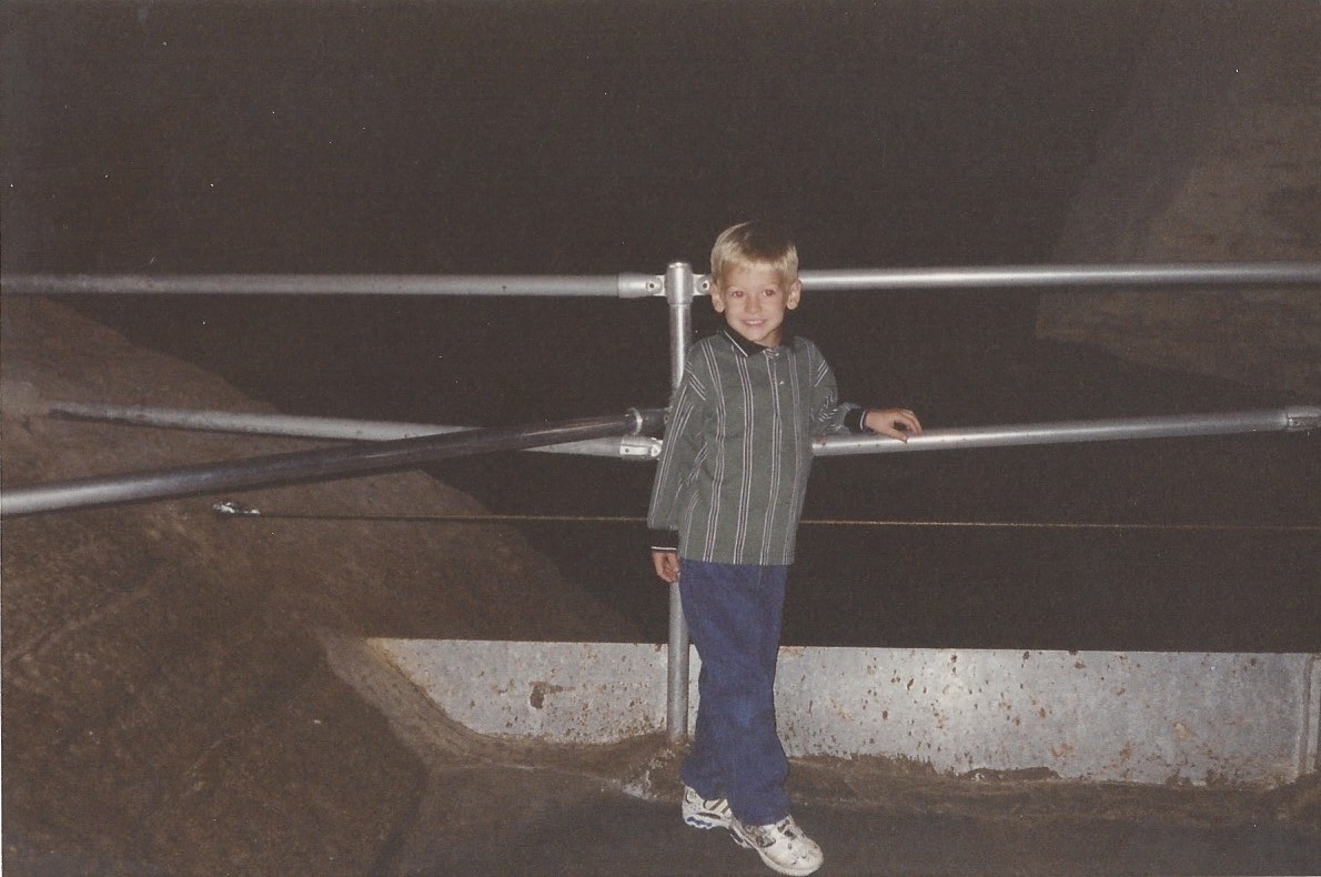 young joey in a cave